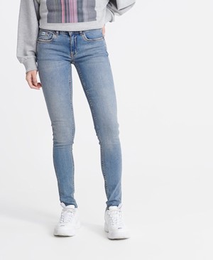 Superdry Cassie Skinny Női Farmer Kék | ZQWCF7541